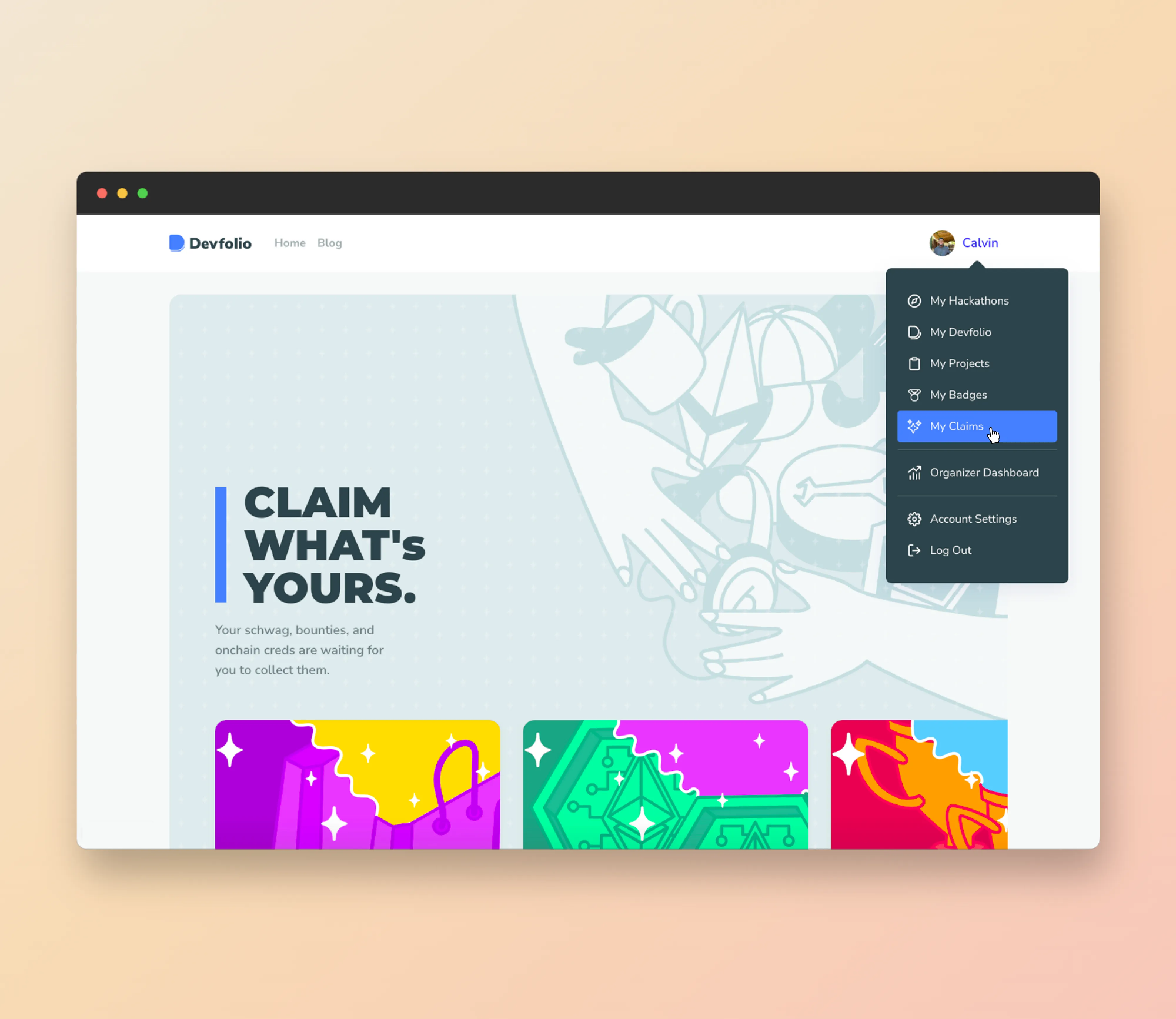 Claims Page UI